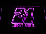 Johnny Sauter LED Neon Sign USB - Purple - TheLedHeroes
