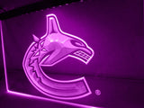 Vancouver Canucks LED Neon Sign USB - Purple - TheLedHeroes