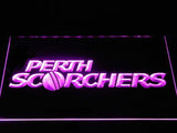 Perth Scorchers LED Neon Sign Electrical - Purple - TheLedHeroes