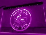 Boston Red Sox LED Neon Sign USB - Purple - TheLedHeroes