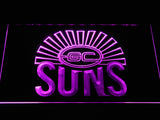 Gold Coast Football Club LED Neon Sign USB - Purple - TheLedHeroes