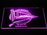 FREE Deportivo Alavés LED Sign - Purple - TheLedHeroes