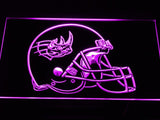 Grand Rapids Rampage Helmet LED Neon Sign USB - Purple - TheLedHeroes