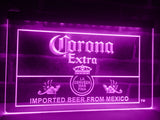 Corona Extra (2) LED Neon Sign USB - Purple - TheLedHeroes