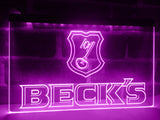 Beck's LED Neon Sign USB - Purple - TheLedHeroes