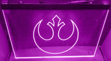 FREE Star Wars Rebel Alliance LED Sign - Purple - TheLedHeroes