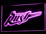 Edmonton Rush LED Neon Sign Electrical - Yellow - TheLedHeroes