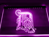 Detroit Tigers LED Neon Sign USB - Purple - TheLedHeroes