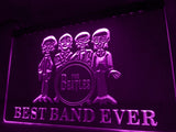 The Beatles Best Band Ever (3) LED Neon Sign USB - Purple - TheLedHeroes