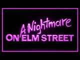 A Nightmare On Elm Street 2 LED Neon Sign Electrical - Purple - TheLedHeroes