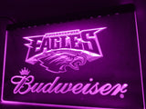 Philadelphia Eagles Budweiser LED Neon Sign Electrical - Purple - TheLedHeroes
