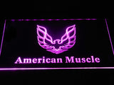 American Muscle Cars 2 LED Sign - Purple - TheLedHeroes