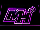 Miami Heat 2 LED Sign - Purple - TheLedHeroes