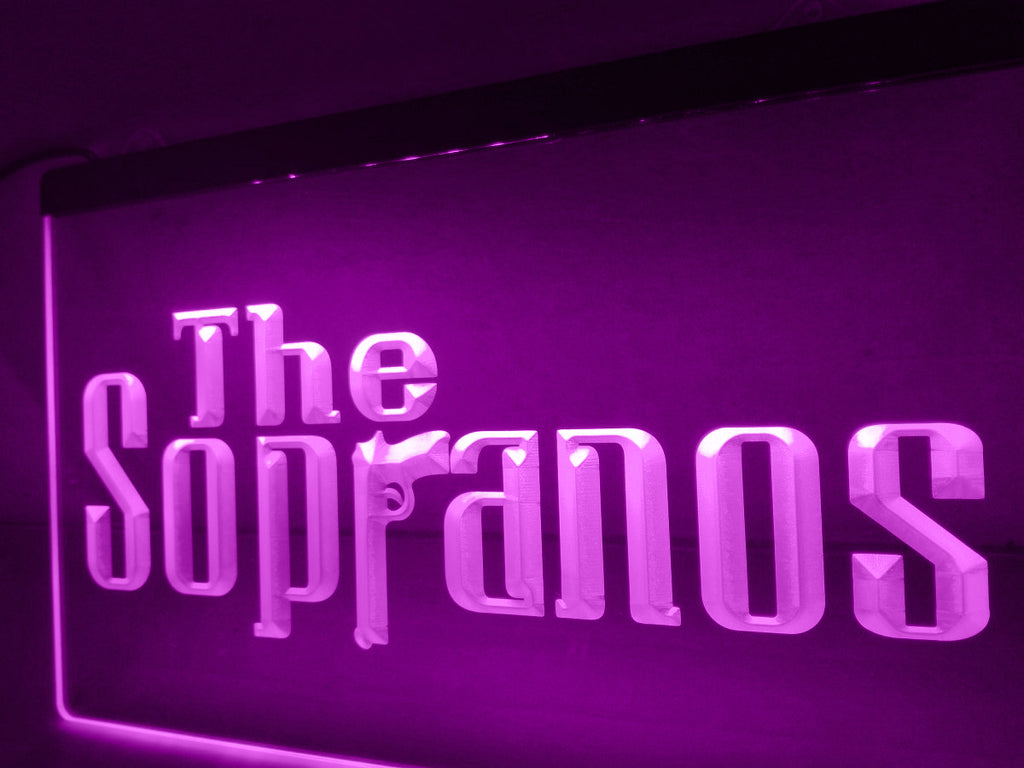 FREE The Sopranos LED Sign - Purple - TheLedHeroes