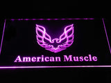 American Muscle Cars 2 LED Neon Sign USB - Purple - TheLedHeroes