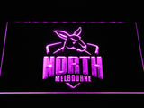 North Melbourne Football Club LED Neon Sign USB - Purple - TheLedHeroes