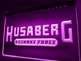 Husaberg Motorcycle Bike LED Neon Sign Electrical - Purple - TheLedHeroes