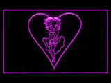 Betty Boop 2 LED Neon Sign Electrical - Purple - TheLedHeroes