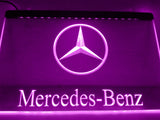 Mercedes Benz 2 LED Neon Sign Electrical - Purple - TheLedHeroes