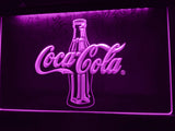 Coca Cola Bottle 2 LED Neon Sign USB - Purple - TheLedHeroes