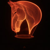 Horse 3D LED LAMP -  - TheLedHeroes