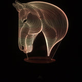 Horse 3D LED LAMP -  - TheLedHeroes