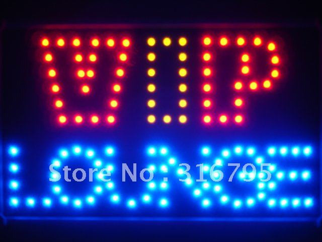 VIP Lounge LED Sign Whiteboard -  - TheLedHeroes