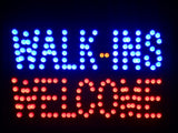 Walk-ins Welcome OPEN LED Sign 16
