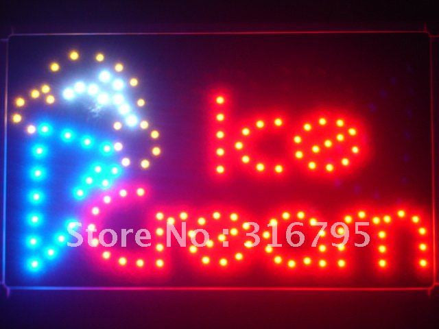 Ice Cream Cafe LED Business Sign -  - TheLedHeroes