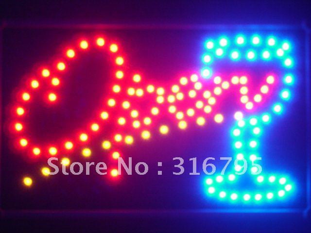 OPEN Cocktail LED Sign Whiteboard -  - TheLedHeroes