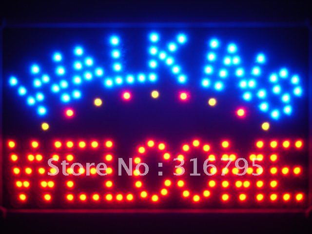 Walk Ins Welcome LED Sign WhiteBoard -  - TheLedHeroes