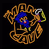 The Man Cave Neon Bulbs Sign 18x18 -  - TheLedHeroes