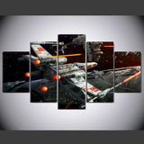 Star Wars X wing 5 Pcs Wall Canvas -  - TheLedHeroes