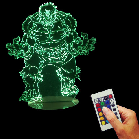 Hulk Giant 3D LED LAMP -  - TheLedHeroes