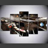 Star wars X wing 5 Pcs Wall Canvas -  - TheLedHeroes