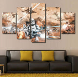 Star Wars battle 5 Pcs Wall Canvas -  - TheLedHeroes