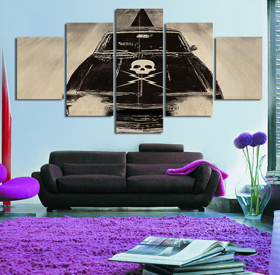Deathless car 5 Pcs Wall Canvas -  - TheLedHeroes
