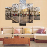 Paris landscape 5 Pcs Wall Canvas -  - TheLedHeroes