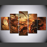 Dragon Age 5 Pcs Wall Canvas -  - TheLedHeroes