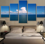 Seascape 5 Pcs Wall Canvas -  - TheLedHeroes