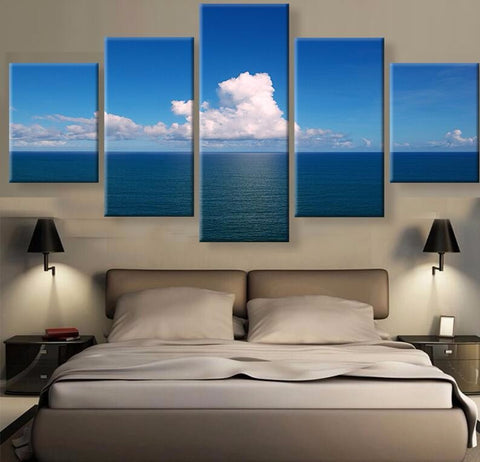Seascape 5 Pcs Wall Canvas -  - TheLedHeroes