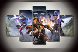 Destiny 5 Pcs Wall Canvas -  - TheLedHeroes