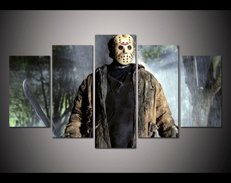 Friday 13th 5 Pcs Wall Canvas -  - TheLedHeroes