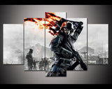 Homefront US flag 5 Pcs Wall Canvas -  - TheLedHeroes