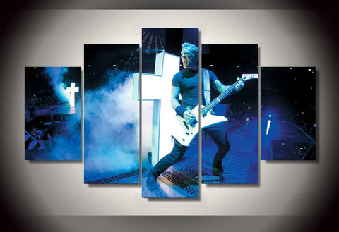 Metallica Group 5 Pcs Wall Canvas -  - TheLedHeroes
