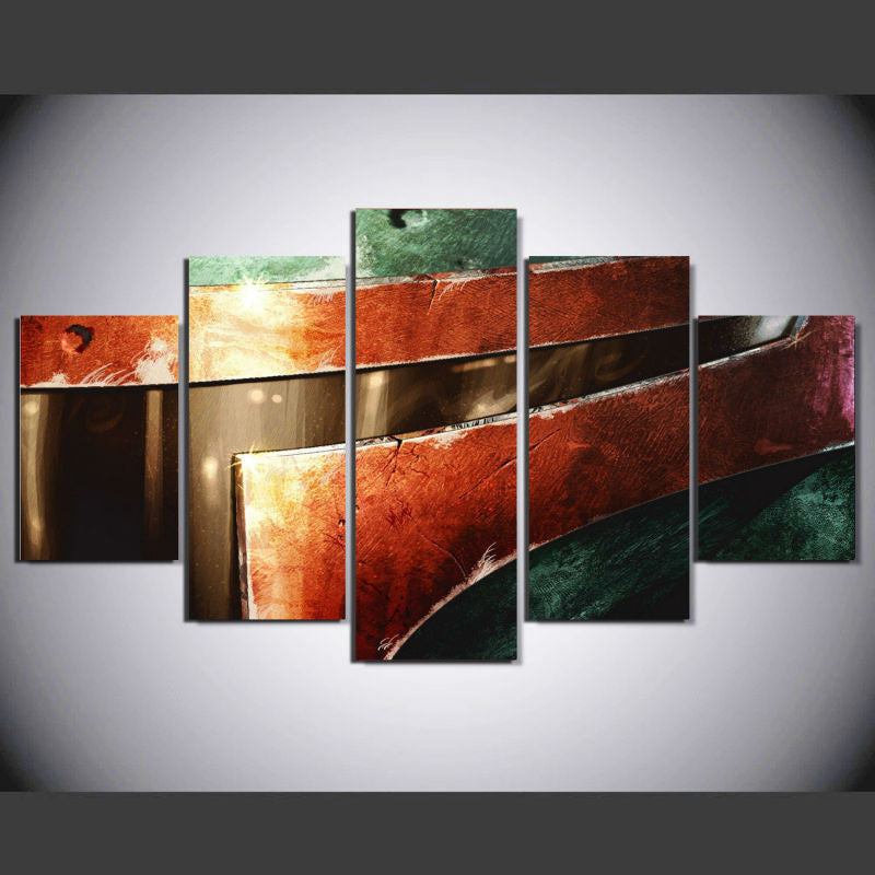 Star Wars Boba Dett zoom 5 Pcs Wall Canvas -  - TheLedHeroes