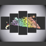 Pokemon Open a Pokeball 5 Pcs Wall Canvas -  - TheLedHeroes