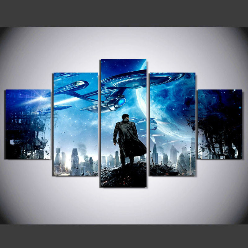 Star Trek 5 Pcs Wall Canvas -  - TheLedHeroes