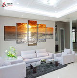 Seascape 5 Pcs Wall Canvas -  - TheLedHeroes