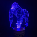 Gorilla King Kong 3D LED LAMP -  - TheLedHeroes